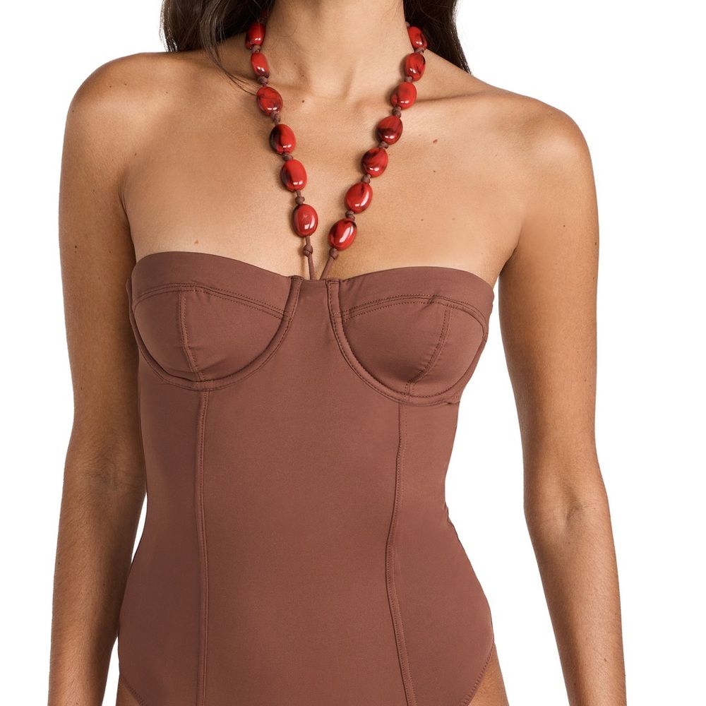 NWT Staud Harper Beaded One Piece